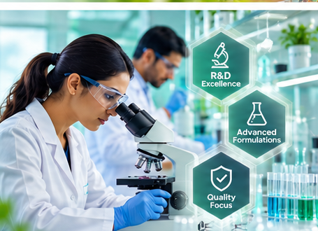 AI-generated pharmaceutical research and innovation laboratory
