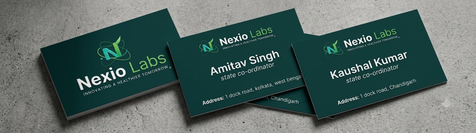 Nexio Labs identity cards